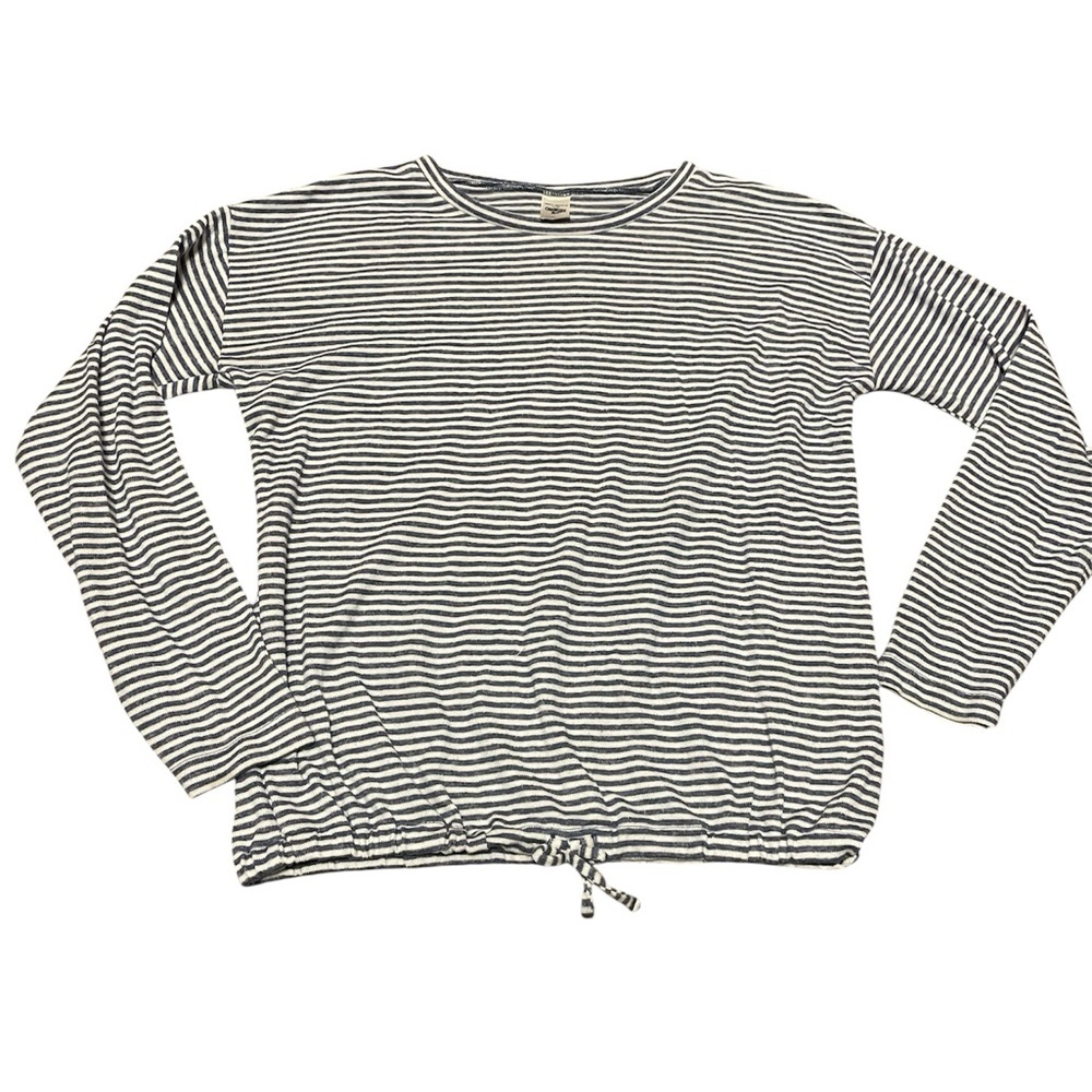 Oshkosh B’Gosh Striped Long Sleeve Top with Drawstring Size 14 EUC